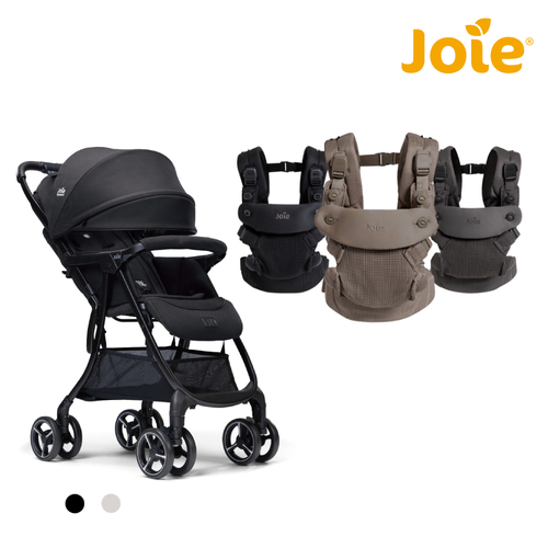 【萬元組合】savvy™ air 四合一嬰兒揹帶+fluri™ drift 橫輕巧x磁吸扣手推車