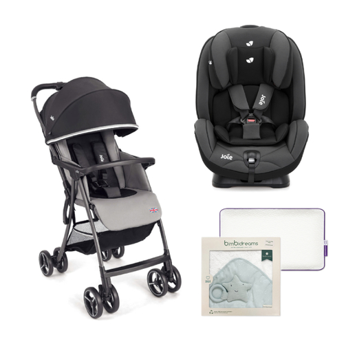 【萬元組合】stages™ 0-7歲成長型雙向汽座+Fluri™ 輕便手推車