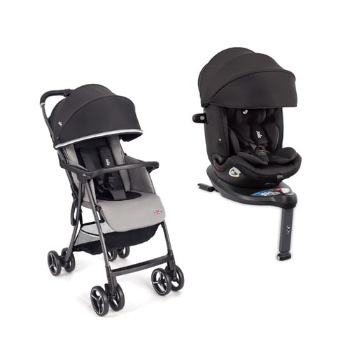 【萬元組合】i-Spin Grow™ FX 0-7歲旋轉型汽座+Fluri™ 輕便手推車