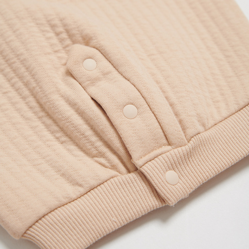 有機棉小熊妙妙裝/連身衣3件組禮盒 (妙妙裝+帽子+手搖鈴)