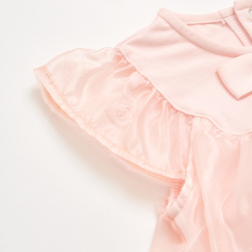 Chic a Bon 粉嫩小花兔裝禮盒/連身衣3件組禮盒 (兔裝+髮帶+襪子)