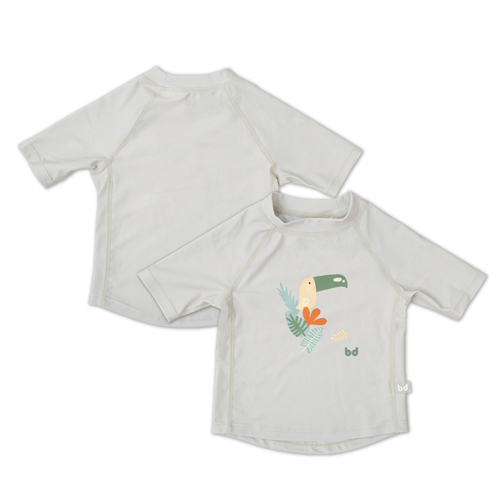 (預購商品)嬰幼兒抗UV短袖游泳上衣 (1-2Y)，預計8/10陸續出貨