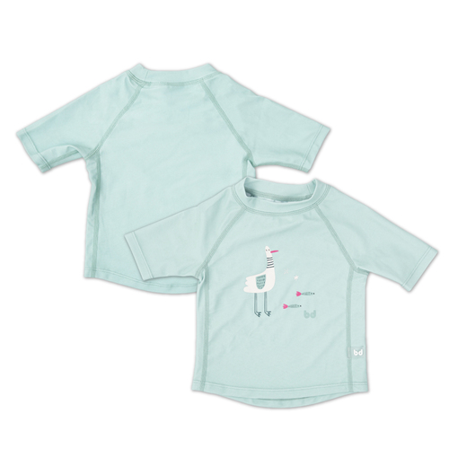(預購商品)嬰幼兒抗UV短袖游泳上衣 (1-2Y),預計8/10陸續出貨