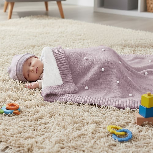 【網路限定】針織珊瑚絨雙面毯 80x100cm