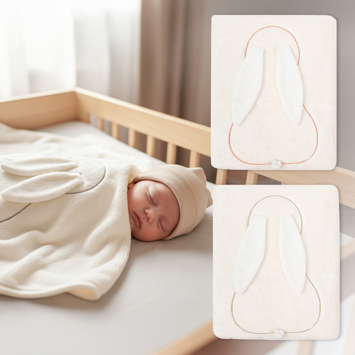 【網路限定】長耳兔兔毯禮盒 140x110cm