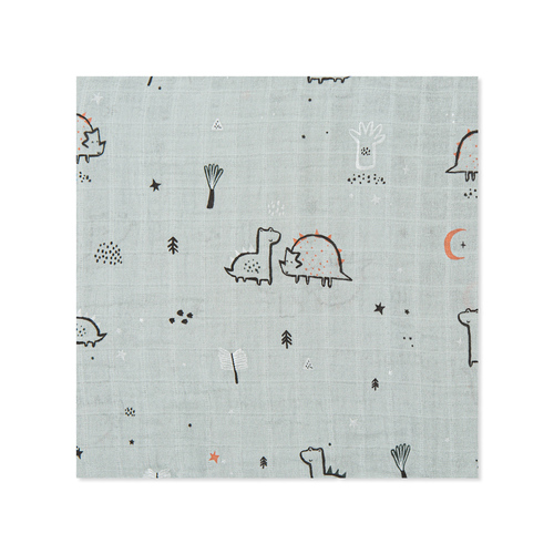 【網路限定】竹纖維紗布包巾+玩偶禮盒 120x120cm