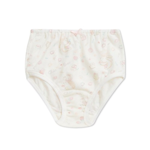 萌兔廚房天絲女童三角褲-2入 (鋅纖維布+銀離子抗菌內襠)