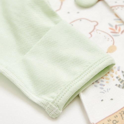 小熊牧場肚衣蝴蝶兔裝(天絲洞感緹花布)