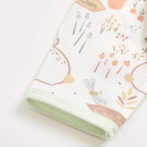 小熊牧場長袍妙妙裝 (天絲洞感緹花布)