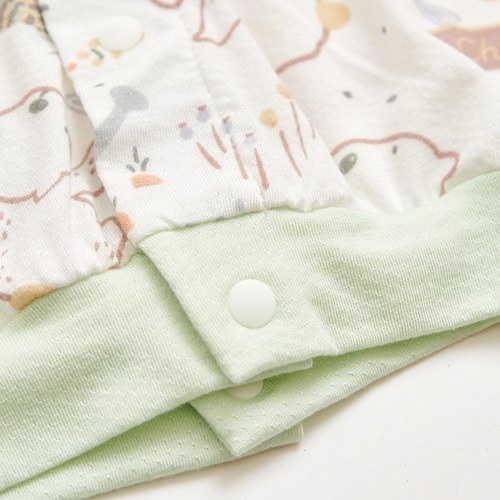 小熊牧場長袍妙妙裝 (天絲洞感緹花布)