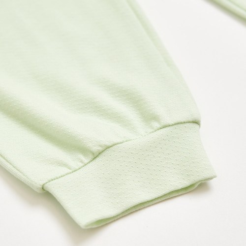 小熊牧場圓領冷氣衫套裝 (天絲洞感緹花布)