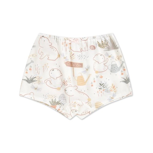 小熊牧場女童平口褲-2入 (銀離子抗菌內襠)