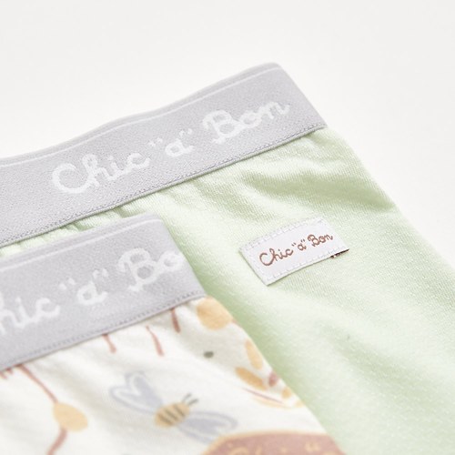 小熊牧場男童平口褲-2入 (銀離子抗菌內襠)