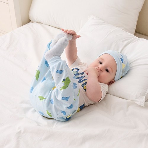 恐龍家族嬰兒長褲 (水晶紗)