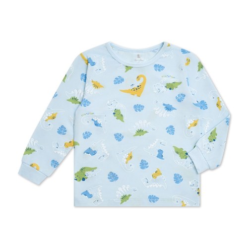 恐龍家族圓領冷氣衫套裝 (水晶紗)