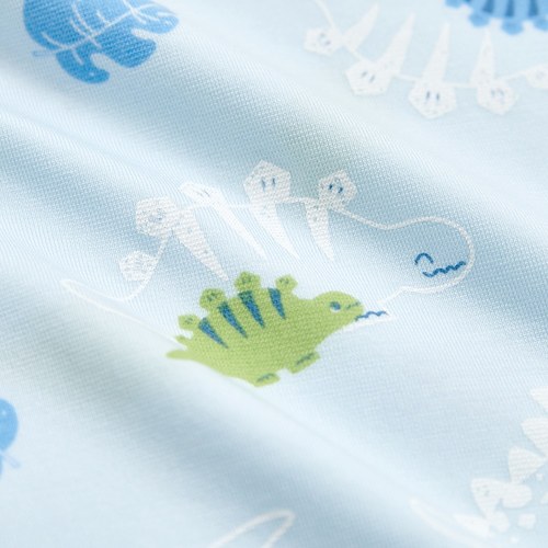 恐龍家族圓領冷氣衫套裝 (水晶紗)