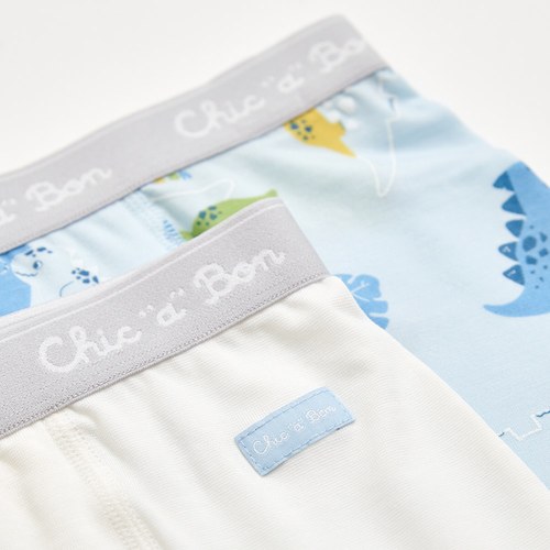 恐龍家族男童平口褲-2入 (銀離子抗菌內襠)