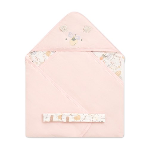 小熊牧場舖棉包巾 80x80cm (彈性布)