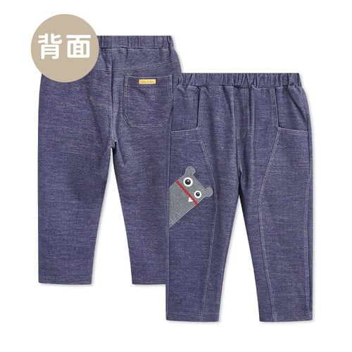 怪獸俱樂部牛仔藍九分褲 (吸濕排汗)
