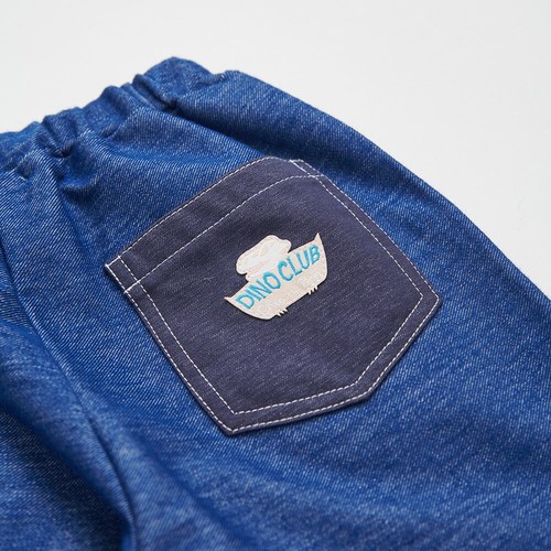 恐龍探險趣側口袋九分褲 (吸濕排汗)