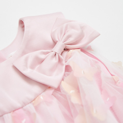 花蝶熊立體蝴蝶紗網洋裝