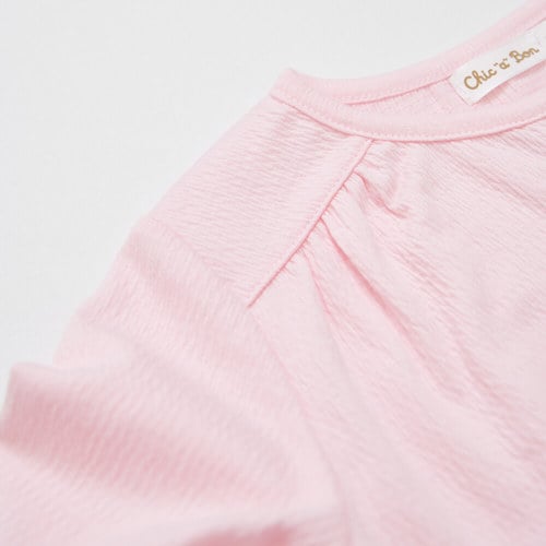 花蝶熊蕾絲下擺針織外套