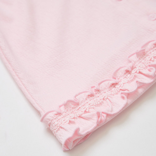 花蝶熊蕾絲下擺針織外套