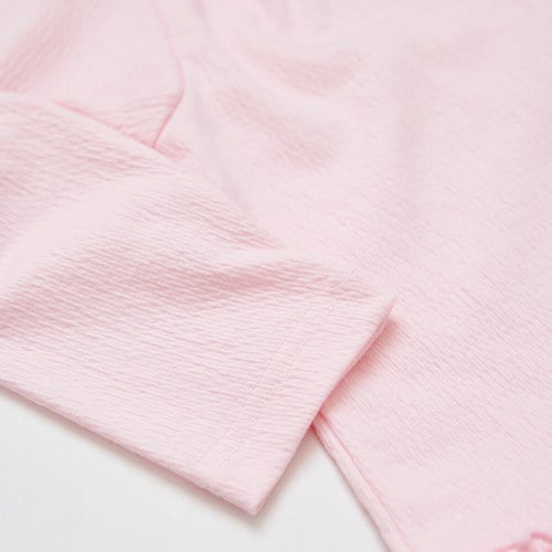 花蝶熊蕾絲下擺針織外套