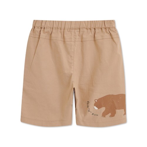 動物樂園童趣背面小豹口袋短褲