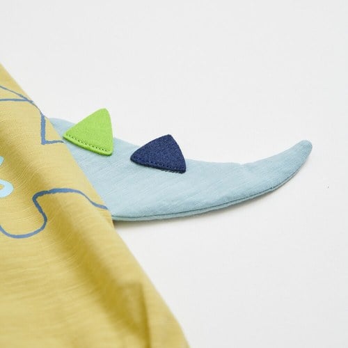 恐龍探險趣造型尾巴短袖兔裝