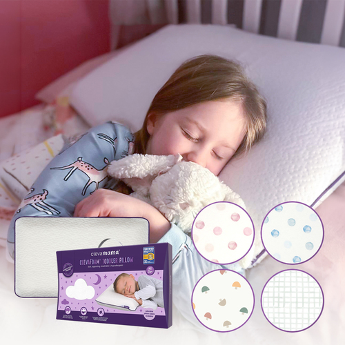 【組合商品】Cleva Foam® 護頭型幼童枕(12M以上適用)+枕套
