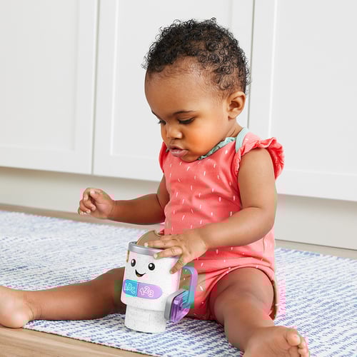 【費雪組合】可愛動物鋼琴健身器+趣味遊戲咖啡杯