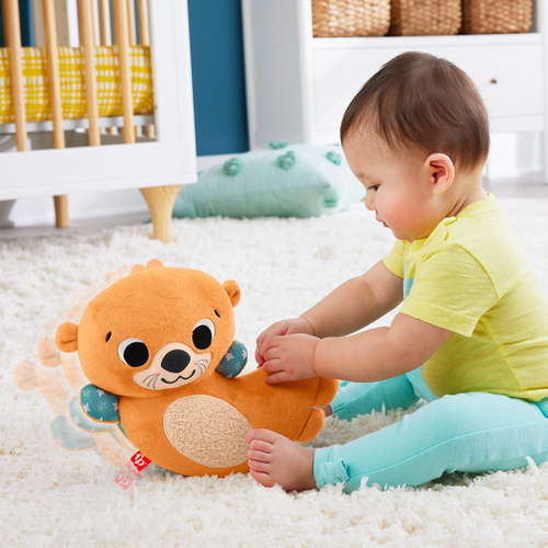 【費雪組合】交通工具聲光拼圖組+二合一搖搖水獺