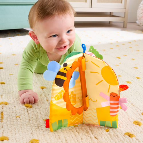 費雪感官探索四季動物布書