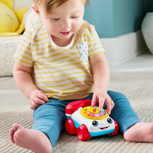 費雪經典可愛電話嚕嚕車