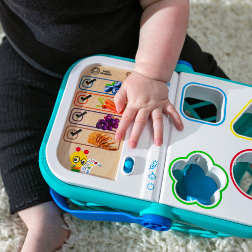 【網路限定】德國Hape Baby Einstein 形狀分類觸控購物籃