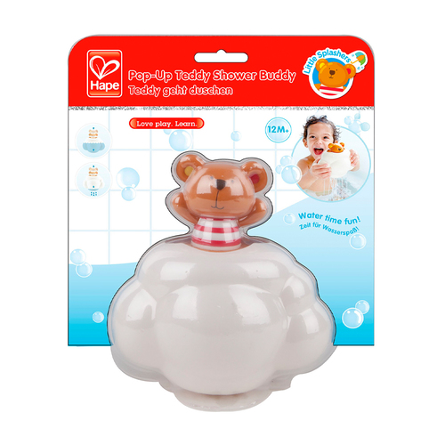 德國Hape 泰迪與雲朵捉迷藏洗澡戲水玩具