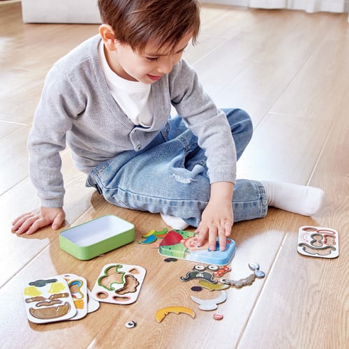 【網路限定】德國Hape 口袋桌遊-四款選擇(冰原遊戲/變臉磁貼/釣魚遊戲/手指足球)