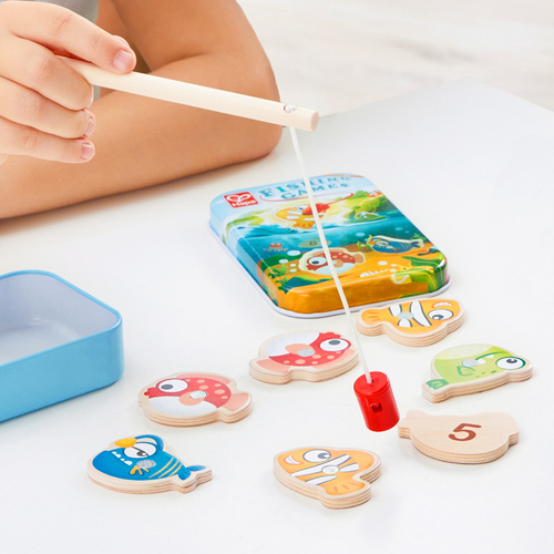 【網路限定】德國Hape 口袋桌遊-四款選擇(冰原遊戲/變臉磁貼/釣魚遊戲/手指足球)