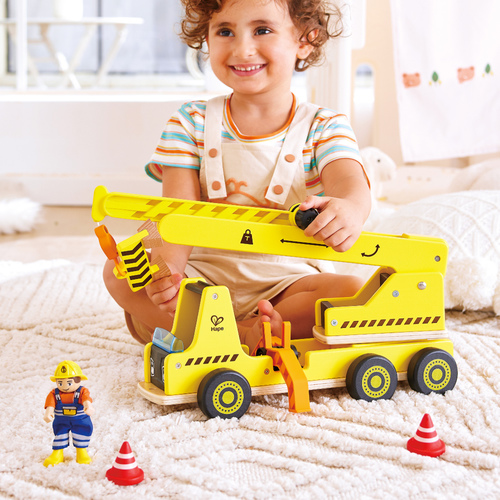 德國Hape 擎天巨臂移動起重車