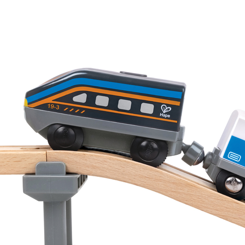 【網路限定】德國Hape 電動城市列車-4色選擇