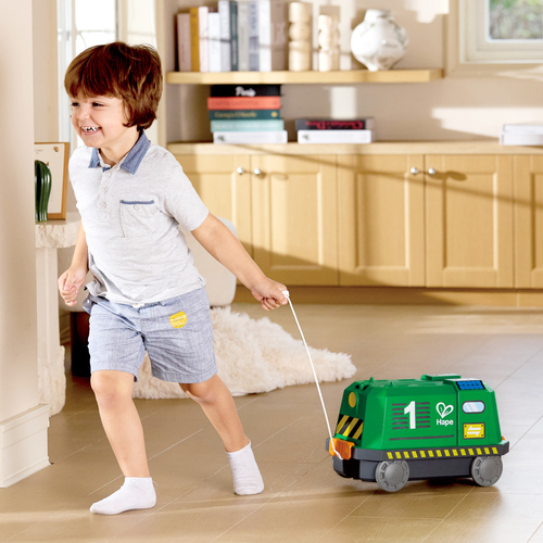 德國Hape 綠色能源火車收納組合