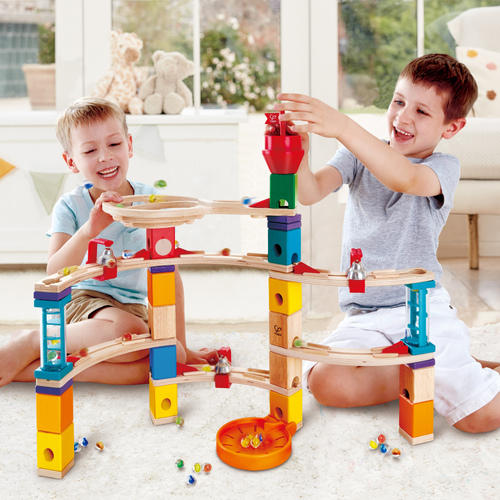 【網路限定】德國Hape 跨得瑞拉城堡躲藏軌道遊戲組