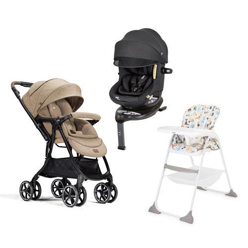 【超值組合】float™ 4WD drift 橫輕巧x雙向手推車+i-Spin360™ 0-4歲全方位汽座全罩款