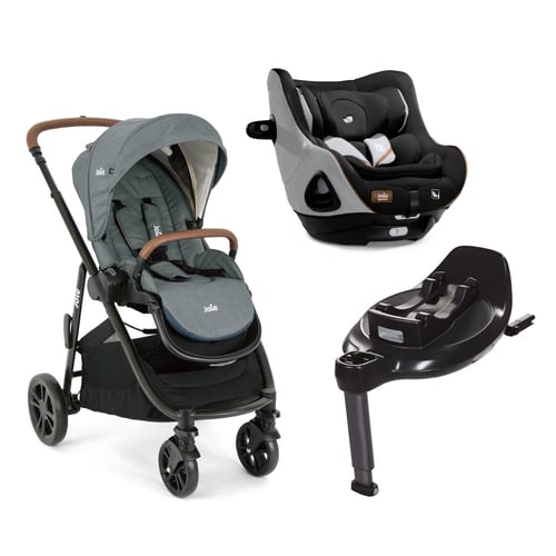 【超值組合】i-Base™ Encore 旋轉型底座+i-Harbour™ 0-4歲旋轉型汽座+versatrax™E 多功能三合一推車