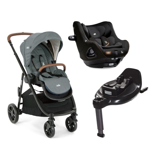 【超值組合】i-Base™ Encore 旋轉型底座+i-Harbour™ 0-4歲旋轉型汽座+versatrax™E 多功能三合一推車