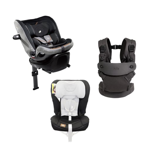 【91品牌週】i-Spin™ XL 0-12歲旋轉型汽座+savvy™ air 四合一嬰兒揹帶+汽座透氣座布