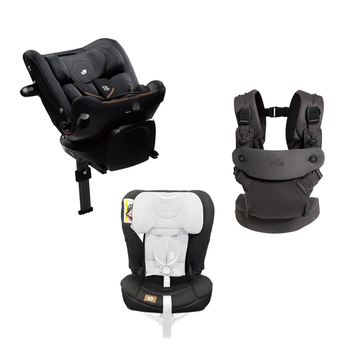 【91品牌週】i-Spin™ XL 0-12歲旋轉型汽座+savvy™ air 四合一嬰兒揹帶+汽座透氣座布