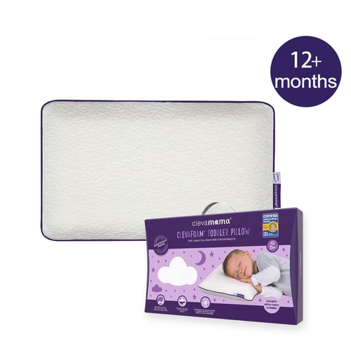 【組合優惠】Cleva Foam® 護頭型新生兒枕(0-6M適用)+護頭型幼童枕(12M以上適用)