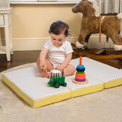 Cleva Foam® 三合一多用途地墊-幾何線條紋 96x65x7cm